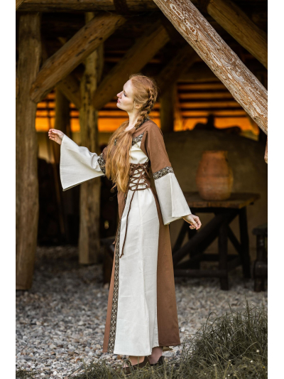 Trollfelsen Leonardo Carbone Woll Kleid Angie Tabakbraun _2_ Trollfelsen Leonardo Carbone Woll Kleid Angie Tabakbraun _2_